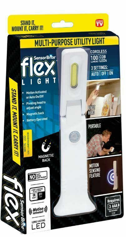 Sensor Brite Flex, Portable Utility, Multi-Purpose Hands-Free Pivoting LED Light - $9.89