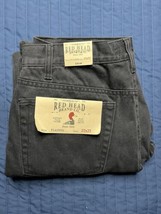 NWT Red Head Flannel Lined Denim Pants Jeans Mens Size 32x32 Gray Distre... - $19.80