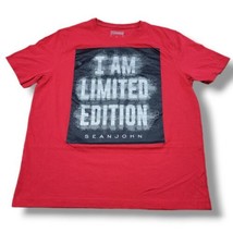 Sean John Shirt Size Large &quot;I am Limited Edition&quot; Graphic Tee Graphic Pr... - £25.68 GBP