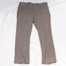 Vintage Haggar 1970&#39;s Polyester à Carreaux Golf Ska Pantalon 41x30 - £38.35 GBP