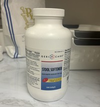 Docusate Sodium Stool Softener By Geri-Care | 100mg Softgels | 1000 Coun... - $19.50