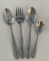 Oneida MEMPHIS Stainless China 3 Serving Utensils and 1 Sugar Spoon - £18.85 GBP