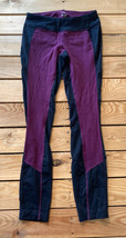 Prana Women’s yoga/athletic leggings size XS black Purple C7 - £18.61 GBP