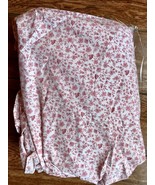 Elizabeth Gray Vintage 1990&#39;s Garden Vine Floral Bed Skirt Dust Ruffle Twin - £17.54 GBP