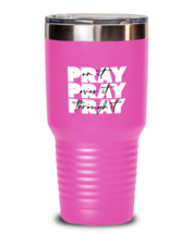 Religious Tumbler Pray Pray Pray Pink-T-30oz  - £24.19 GBP