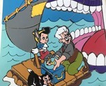 Vintage Playskool Walt Disney Pinocchio&#39;s Escape Wooden Puzzle Wood Tray... - £21.78 GBP