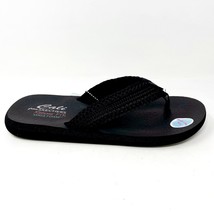 Skechers Asana Hidden Valley Black Womens Size 10 Flip Flop Sandals - $37.95