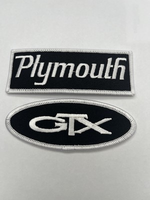 PLYMOUTH GTX SEW/IRON ON PATCH EMBROIDERED EMBLEM BADGE NHRA - $10.88