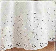 KOVOT Bedskirt | King/Queen Eyelet Floral Elastic Bed Skirt Ruffle - White - £15.14 GBP