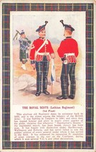 The Royal SCOTS-LOTHIAN REGIMENT-1st Foot~Antique British Military Postcard - £8.68 GBP