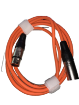 SAXLX-6 - ￼ Orange 6 Foot XLR Patch Cable PA DJ Audio Cord - $7.80