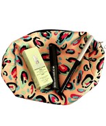 Clinique Cosmetics Bag Makeup Leopard Print Travel Mascara Quickliner Mo... - $9.75