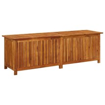  Storage Box Oiled solid acacia wood 68.9 in x 19.7 in x 22.8 in - $4,008.11 MXN
