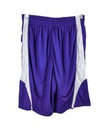 Reversible Basketball Shorts Mens Medium Purple White Drawstring Team At... - $29.26