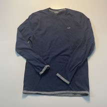 Hollister Shirt Blue Long Sleeve T-shirt Men’s Small - £11.95 GBP