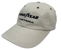 Good Year Fortera Hat Cap Adjustable One Size Beige K Products Hook &amp; Loop Mens - £15.63 GBP