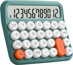 Calculators: 12 Digit Large Lcd Display Big Button Calculator For School, Home, - £35.36 GBP