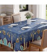 BOTB Eid Al-Fitr Ramadan Green Castle Lantern Tablecloth 70x70 Inch - €10,65 EUR