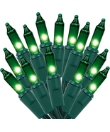 Christmas String Lights, 150 Count 33 FT Incandescent Mini Green Wire Fa... - $332.80 MXN