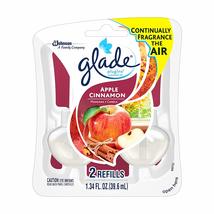 Glade Plugins Scented Oil, 1.34 fl. oz, 2Count. (Apple Cinnamon, Pack of 6) - £28.14 GBP