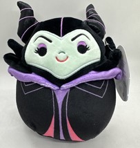 Disney Squishmallows Maleficent from Sleeping Beauty 6.5&quot; Kellytoy Plush NEW - £16.66 GBP