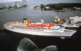 Costa Riviera Cruise Ship Ocean Liner 35mm Slide ex-Gugielmo Marconi. - £14.80 GBP