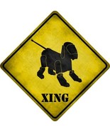 Robot Dog Xing Novelty Metal Crossing Sign - £21.54 GBP