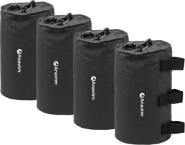 Anavim Canopy Water Weights Bag, Leg Weights For Pop Up Canopy 4Pcs.Pack Black - £44.81 GBP