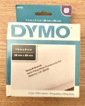 DYMO 30252 LW Address Labels 1-1/8&#39;&#39; x 3-1/2&#39;&#39; LabelWriter Label Printers White  - £15.72 GBP