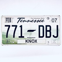 2007 United States Tennessee Knox County Passenger License Plate 771 DBJ - £13.23 GBP