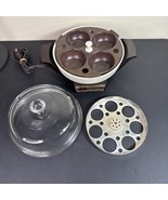 Vintage Oster Automatic Egg Cooker Poacher 579-16B W/ Inserts &amp; Manual W... - $117.16 CAD