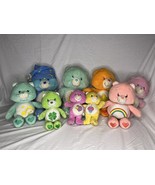 Care Bears Lot Of 8 Plush Early 2000s Bed Time Good Luck Wish Birthday - $36.00