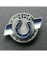 INDIANA COLTS NFL FOOTBALL LAPEL PIN 1 INCH INDIANAPOLIS - £4.73 GBP