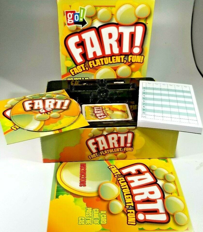 Primary image for Fart! Fast, Flatulent, FUN! A Card Game of Pass The Gas Includes a CD Soundtrack