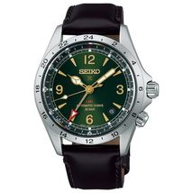 Seiko SBEJ005 Prospex Alpinist Mechanical Gmt Leather Band Men&#39;s Japan Import Ne - £776.87 GBP