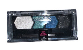 Maybelline EyeStudio Color Plush Silk Eyeshadow Quad #20 Sapphire Siren SEALED - $9.87