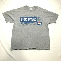 Vintage Pepsi Generation T Shirt Mens XL Gray Soda Y2K Crew Neck Made In USA - $13.09