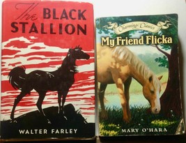 The Black Stallion 2008 HC and My Friend Flicka 2005 PB horse adventures youth - £9.10 GBP