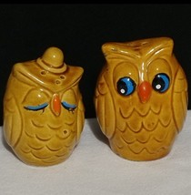 Owls Salt Pepper Seasoning Shakers Japanese - $17.42