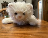 Gund Plush White long Haired Angora Stuffed Cat Chantel 320593 Blue Eyes... - $47.47