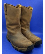 Men&#39;s Georgia Boot 11&quot; Waterproof Wellington Brown Size 12 M - $69.27