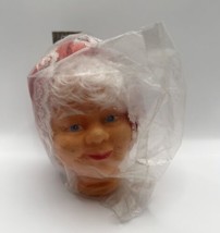 Mrs. Santa Doll Head 4&quot;  From Darice  Sealed In Original Package - $12.73