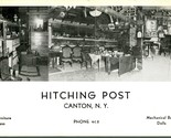 Vtg Advertising Postcard Canton NY Hitching Post Furniture Dolls Mechani... - $10.19