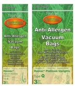 Hoover Type I Q Synthetic Anti-Allergen Vacuum Cleaner Bags - 3 Bags Each - $15.50