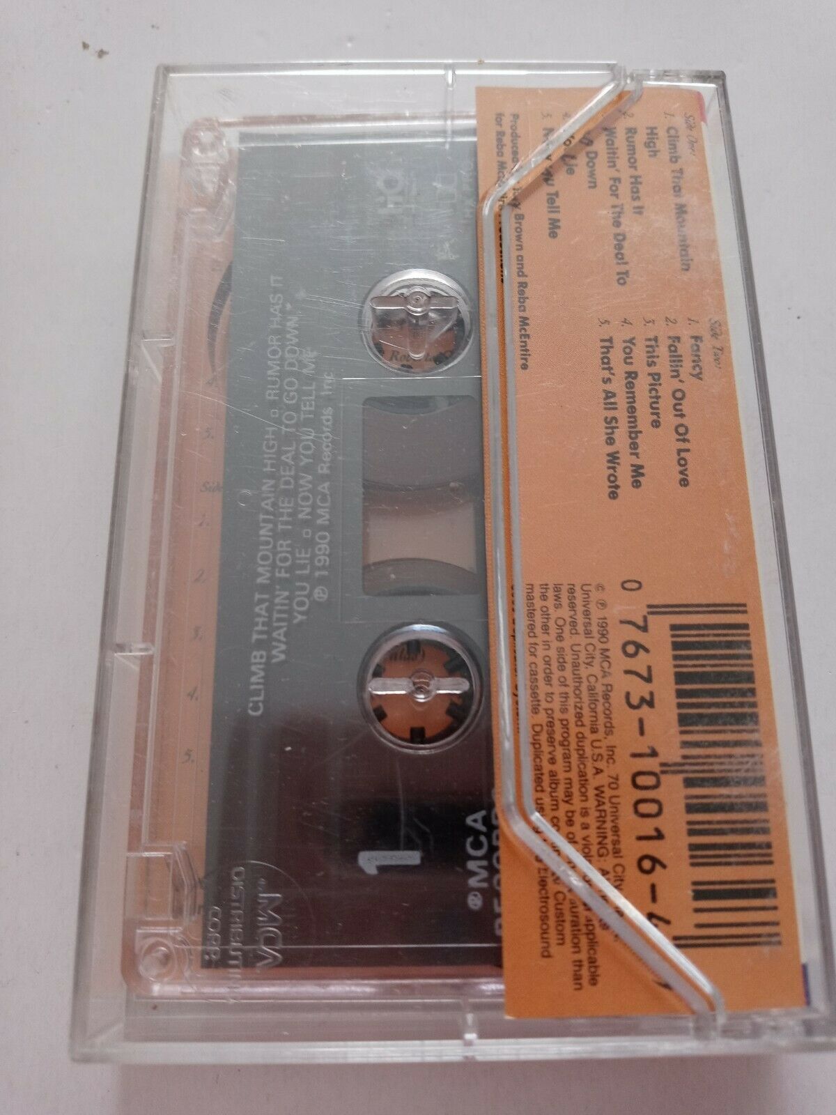 Rumor Has It Reba McEntire (Cassette 1990, MCA Records) Item image 2