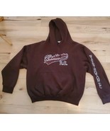 Mint! Chocolate Brown Washington DC Embroidered Sleeve Hoodie Size X-Lar... - €30,40 EUR