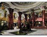 Lobby Interior Hotel Paso Del Norte El Paso Texas TX 1914 DB Postcard V9 - $4.90