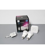 Philips Hue 572818 White and Color Ambiance A19 Smart LED Bulb Starter Kit  - $1,216.71 MXN