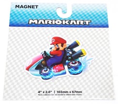 Mario Kart 4" X 2.6" Magnet Toy Official Nintendo Super Mario Game Series 2017 - $5.00