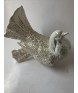 Vintage Ceramic Dove Sadek Bisque Porcelain Blue White ERF 1984 - €17,11 EUR